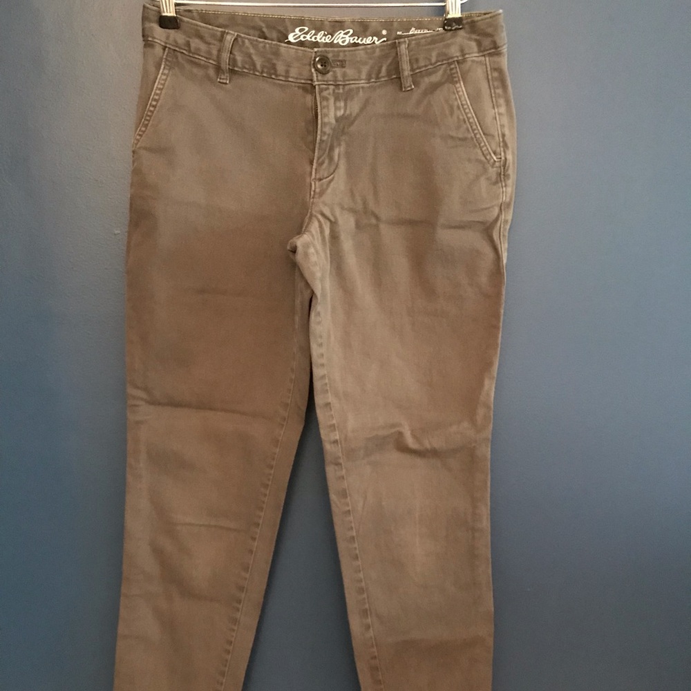 Eddie Bauer boyfriend slim dark grey